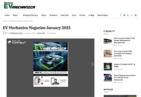 Press coverage by EV Mechanica Magazine January 2025