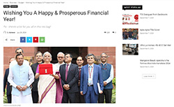 Press coverage by Wishing You A Happy & Prosperous Financial Year!